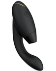 lodrät vinkel av Womanizer Duo 2 Black Rabbit Lufttrycksvibrator