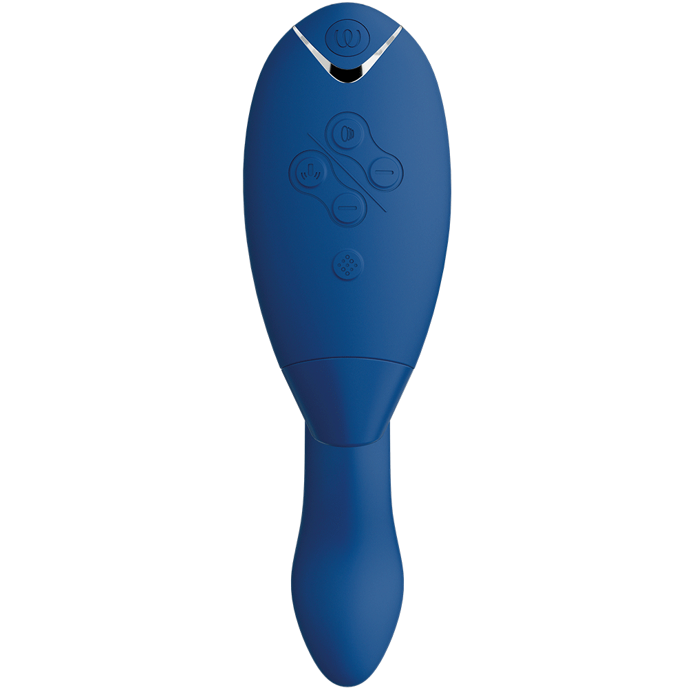 Knappar och funktioner av Womanizer Duo 2 Blue.