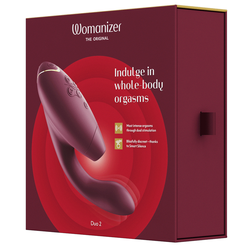 Womanizer Duo 2 Bordeaux Rabbit Lufttrycksvibrator