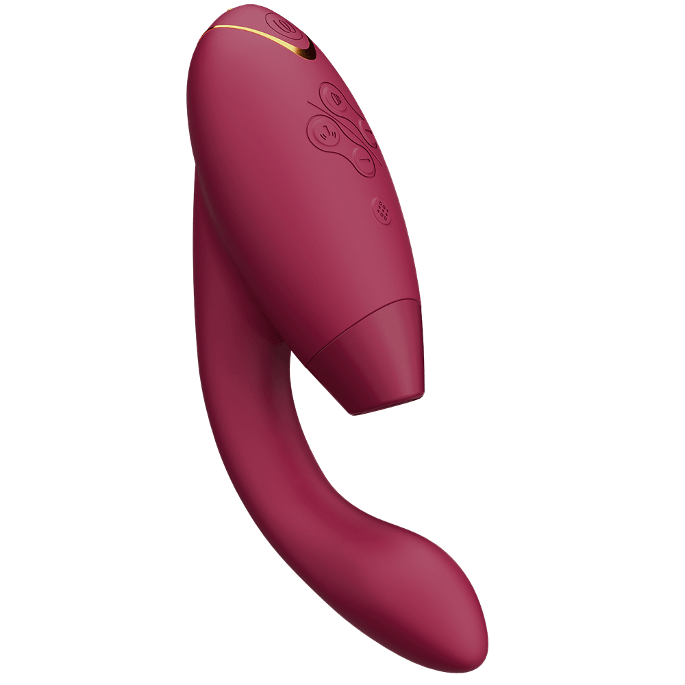 Womanizer Duo 2 Bordeaux Rabbit Lufttrycksvibrator - Lustly