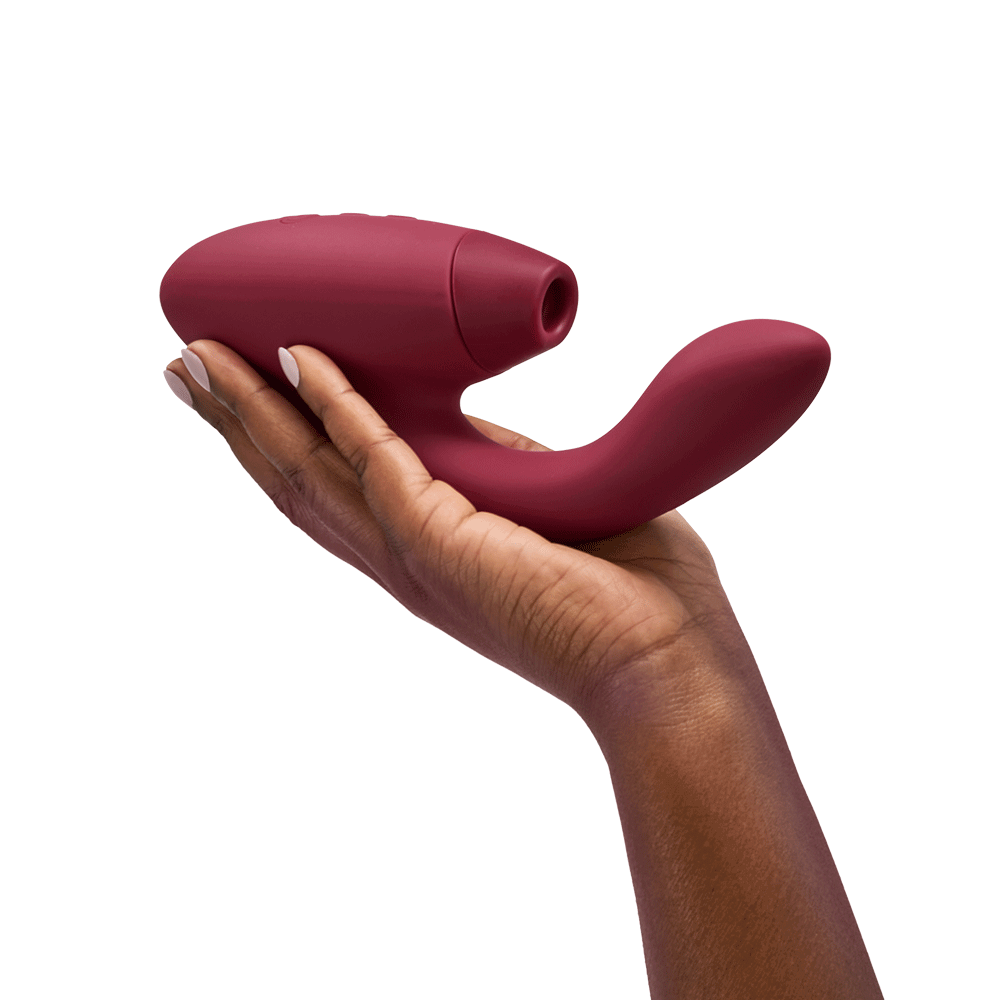 Womanizer Duo 2 Bordeaux Rabbit Lufttrycksvibrator - Lustly