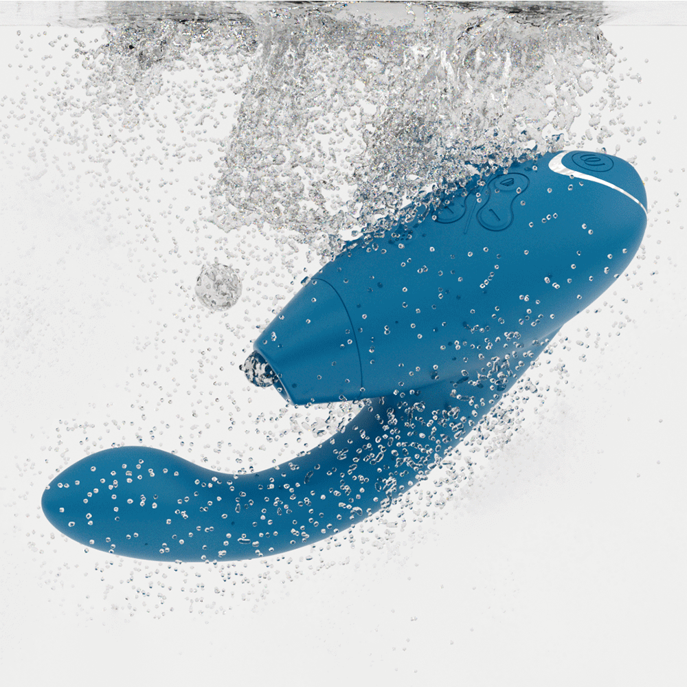 Womanizer Duo 2 Petrol Rabbit Lufttrycksvibrator - Lustly