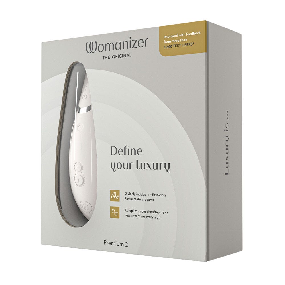 Womanizer Premium 2 Warm Gray - Lustly