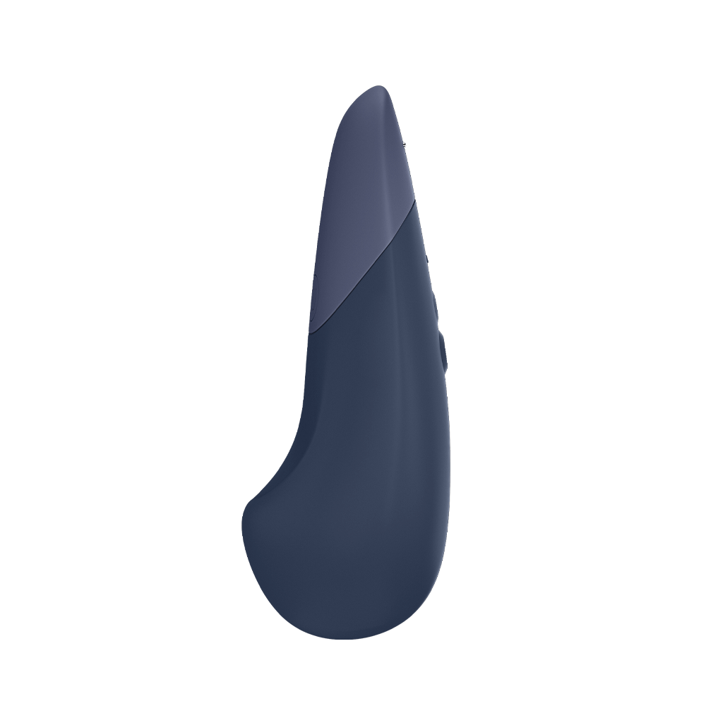 Sidvy av Womanizer Vibe Dark Blue Klitorisvibrator.