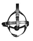 Baksida av XTREME Head Harness with Solid Ball Gag mot vit bakgrund.