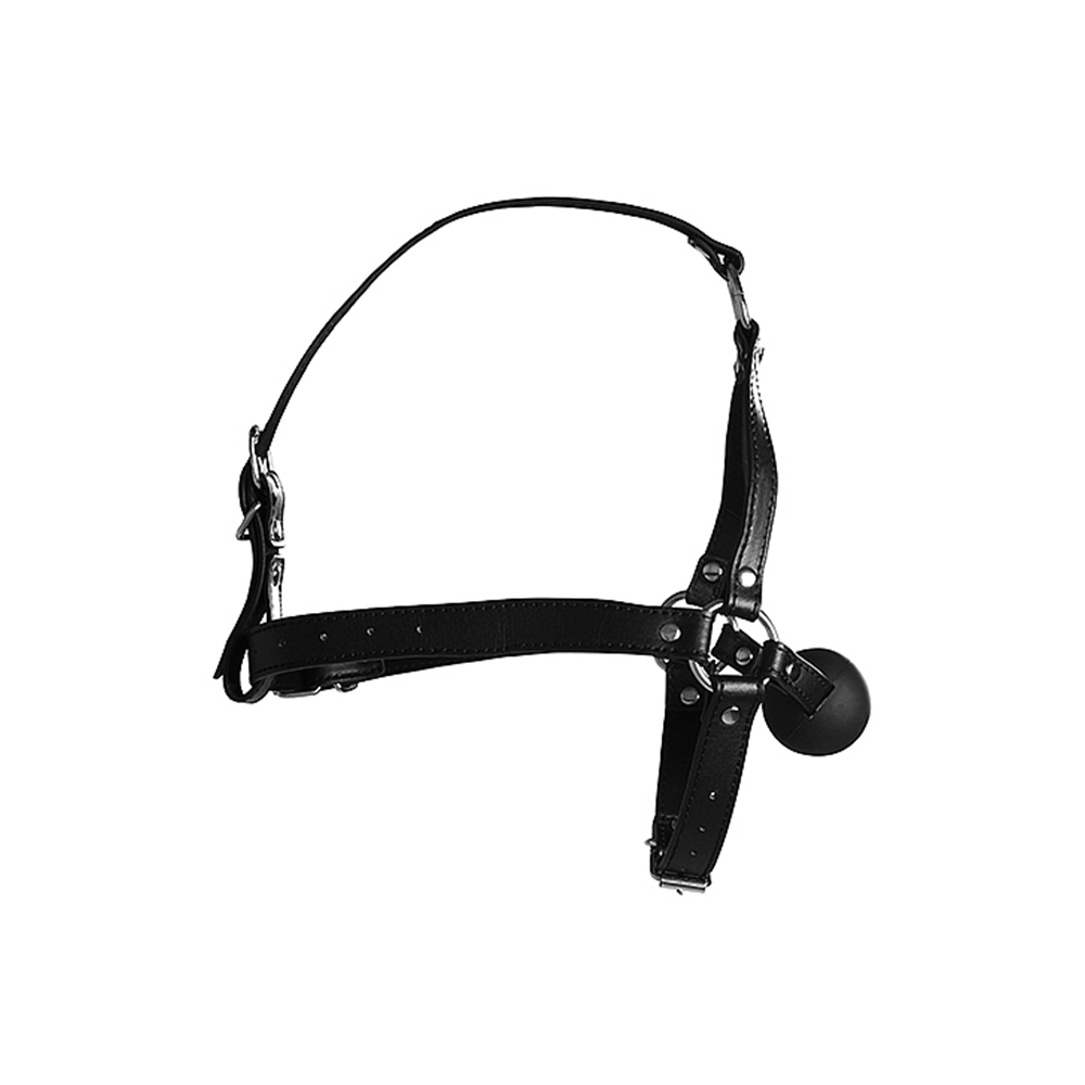 XTREME Head Harness with Solid Ball Gag - Lustly
