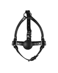 Framsida av XTREME Head Harness with Solid Ball Gag mot vit bakgrund. Lustly.se