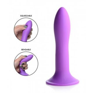 Flexible Silicone Dildo Purple